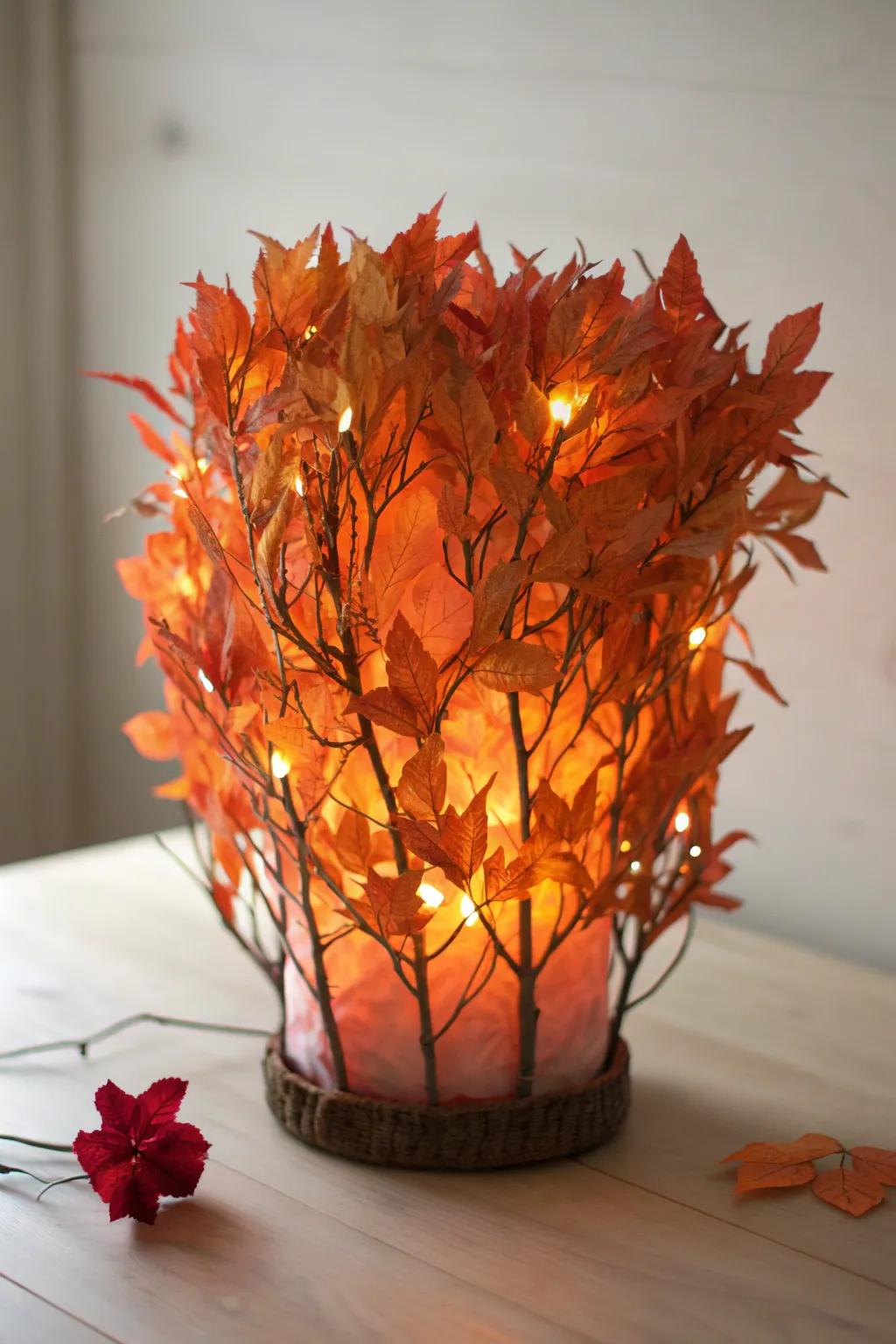 Capture the magic of the burning bush with this enchanting luminary — a perfect blend of simplicity and wonder for little hands.