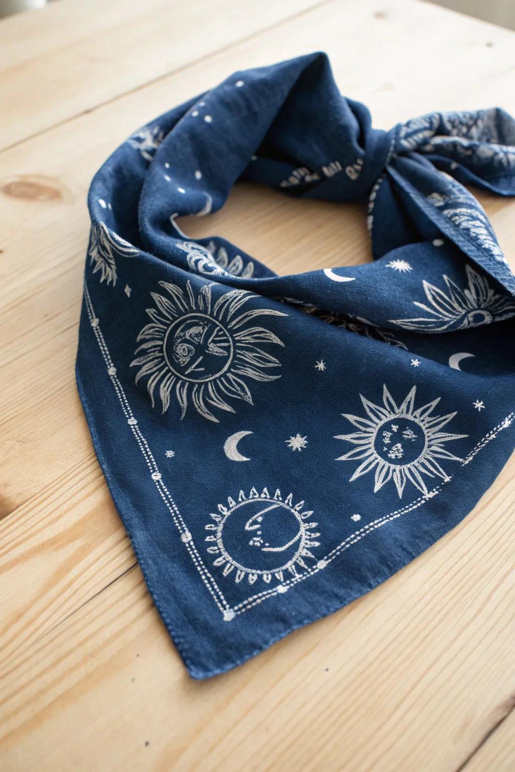 Elevate your festival look with handcrafted, bleach-painted bandanas—where minimalist design meets boho charm.