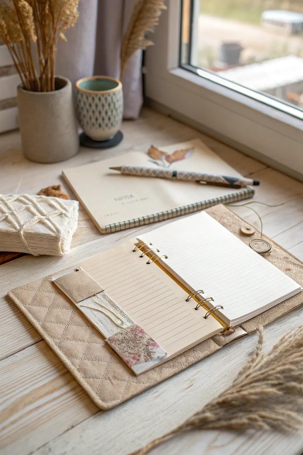 Discover the charm of interactive collage journaling with hidden flaps and pockets.