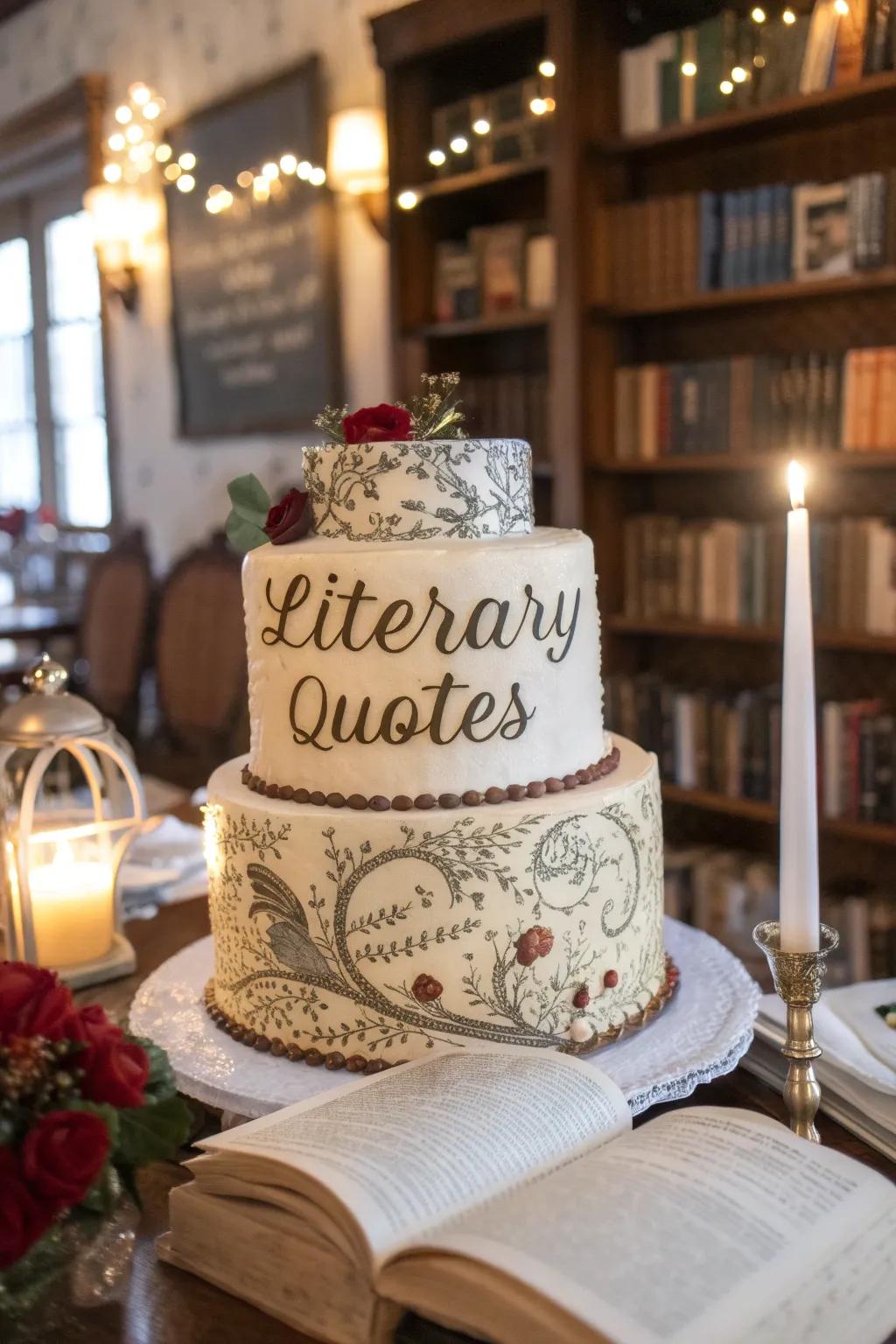 A Hemingway Havana cake celebrating literature and history.
