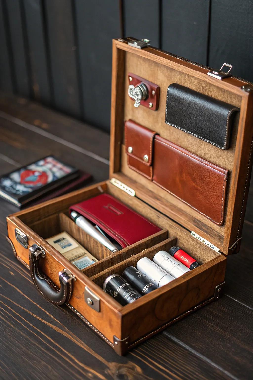 Transform travel with a stylish twist: your new favorite DIY cigar box travel case.