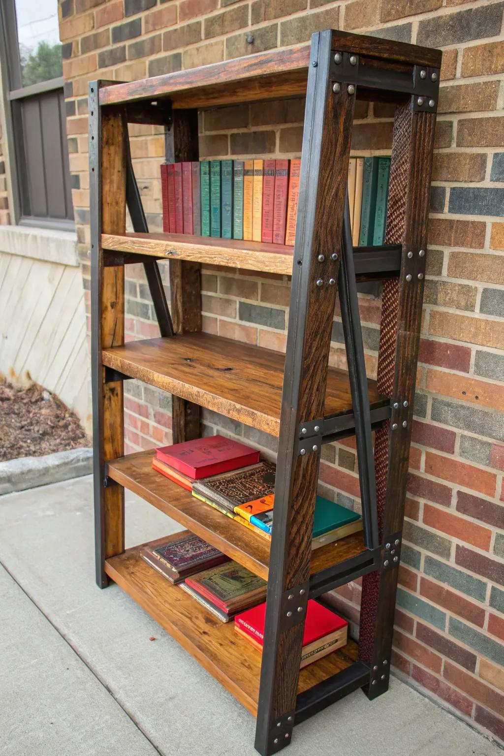 Reinventing the Old: A Bookshelf Turned into a Lumber Rack Masterpiece