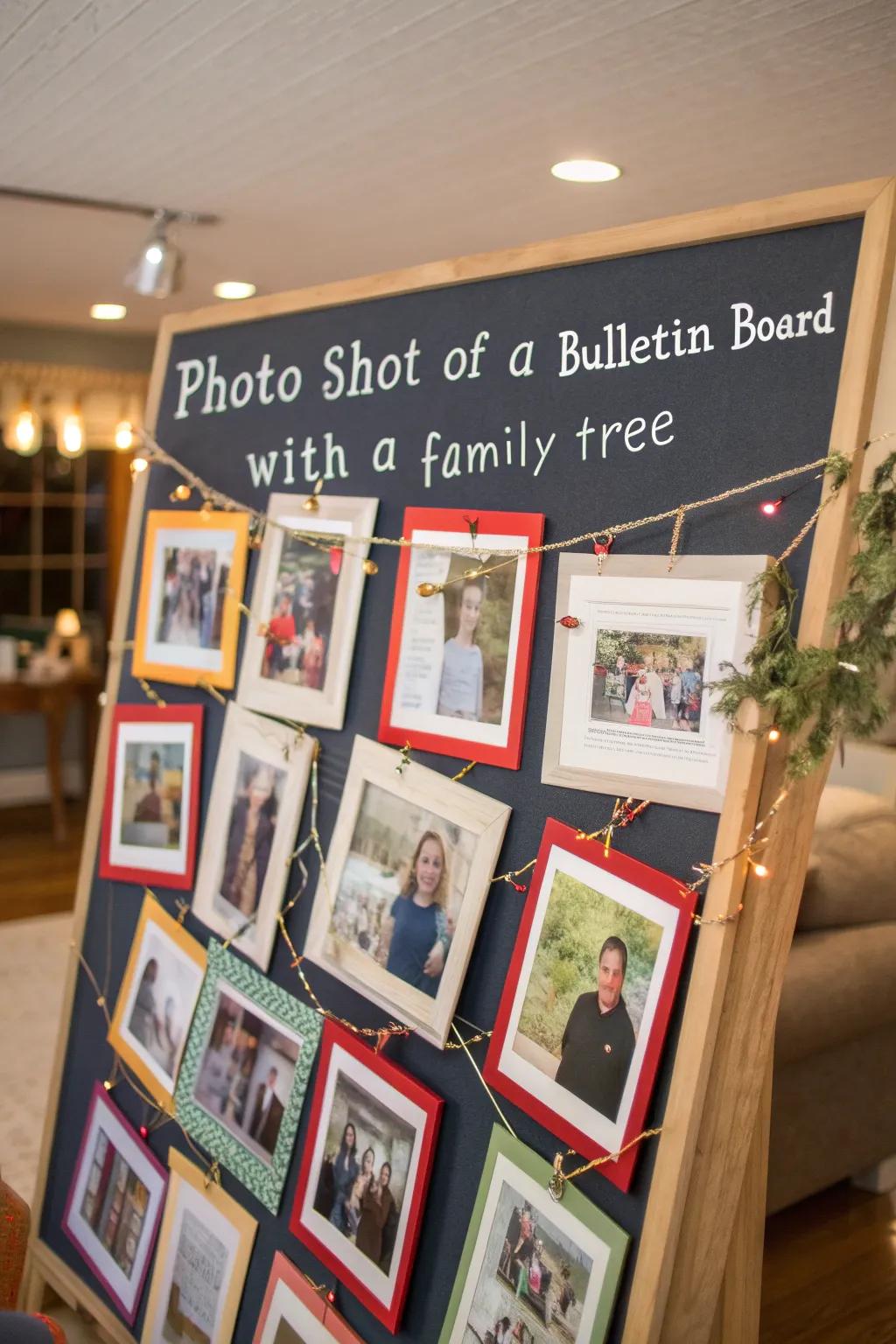 A personalized family tree makes your board uniquely yours.