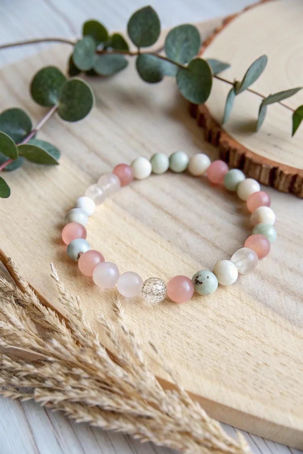 Breathe new life into old beads with this eco-chic, upcycled bracelet.