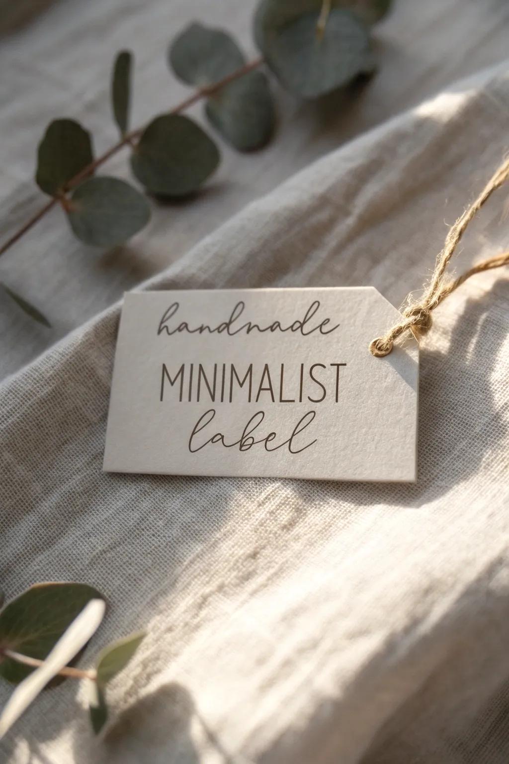 Add a personal touch with beautifully crafted customized labels.