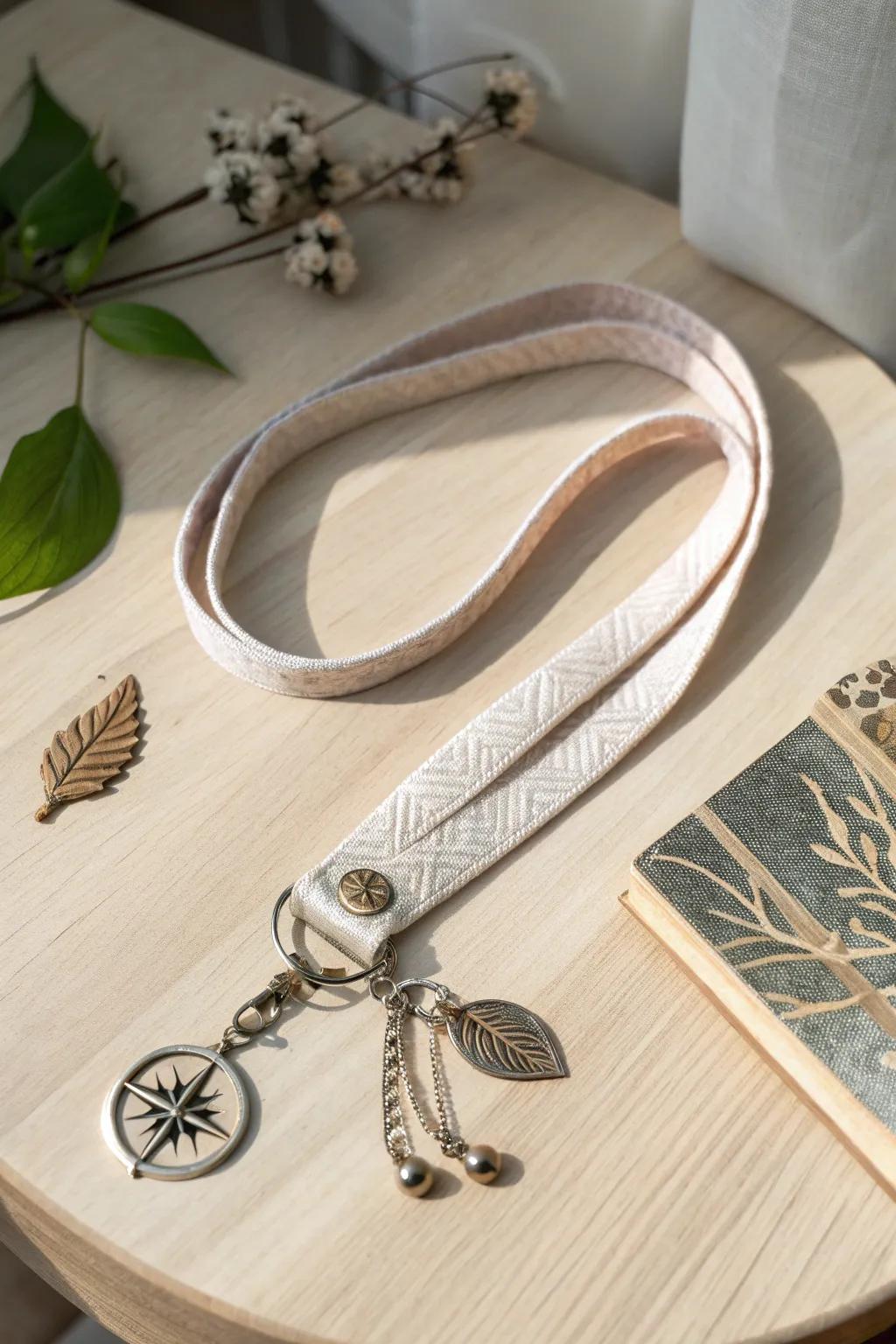 Tell your story through charming details—elevate your lanyard with personalized touches.