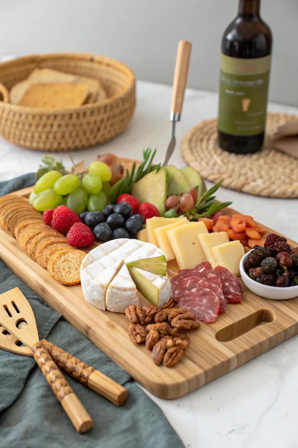 Eco-friendly elements ensure a mindful and stylish presentation.