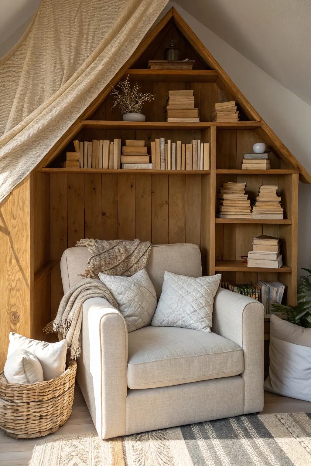Escape into your own literary haven with this cozy and stylish pillow fort.