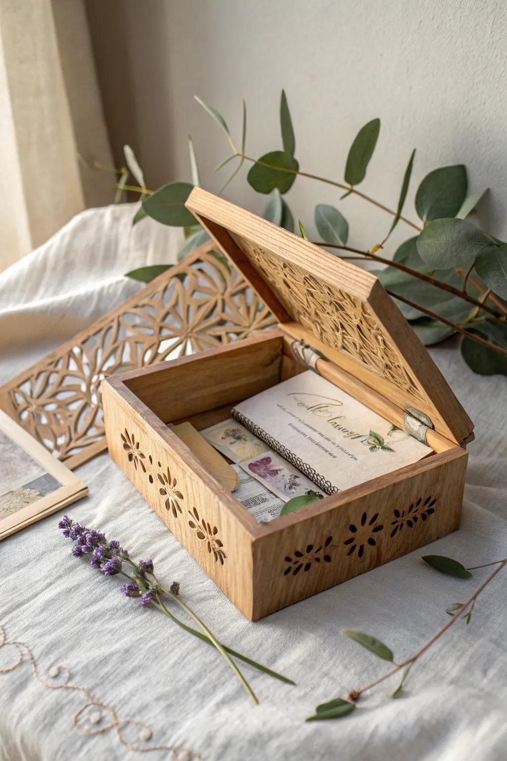 Capture your dreams and memories in a handcrafted time capsule, a minimalist masterpiece with a boho touch.