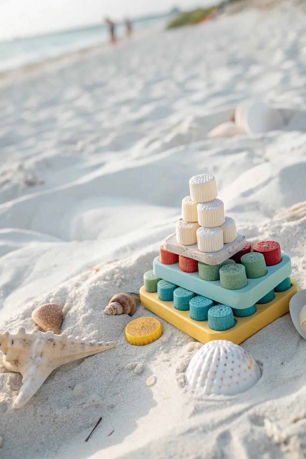 Dive into creativity with these charming handcrafted beach toys, perfect for your next seaside adventure!