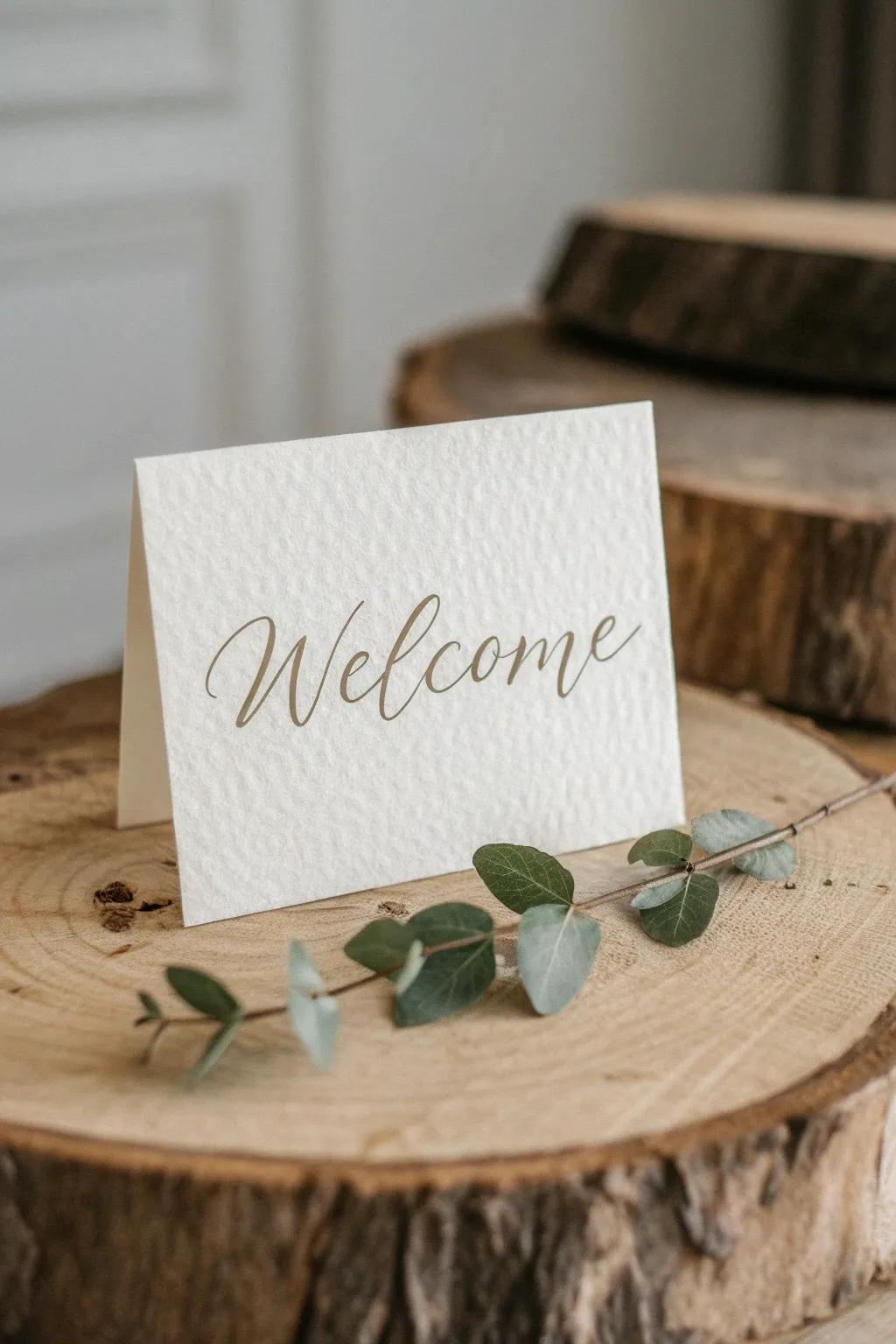 Add a personal touch with a handwritten note, where simplicity meets heartfelt expression.