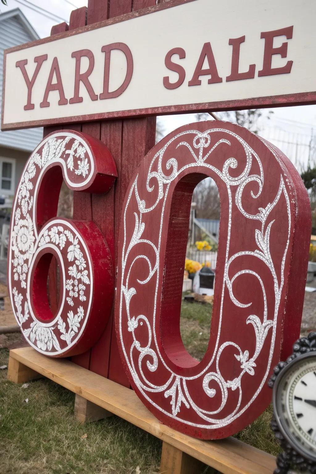 Countdown to Excitement: Make your yard sale unforgettable with this handcrafted countdown sign!