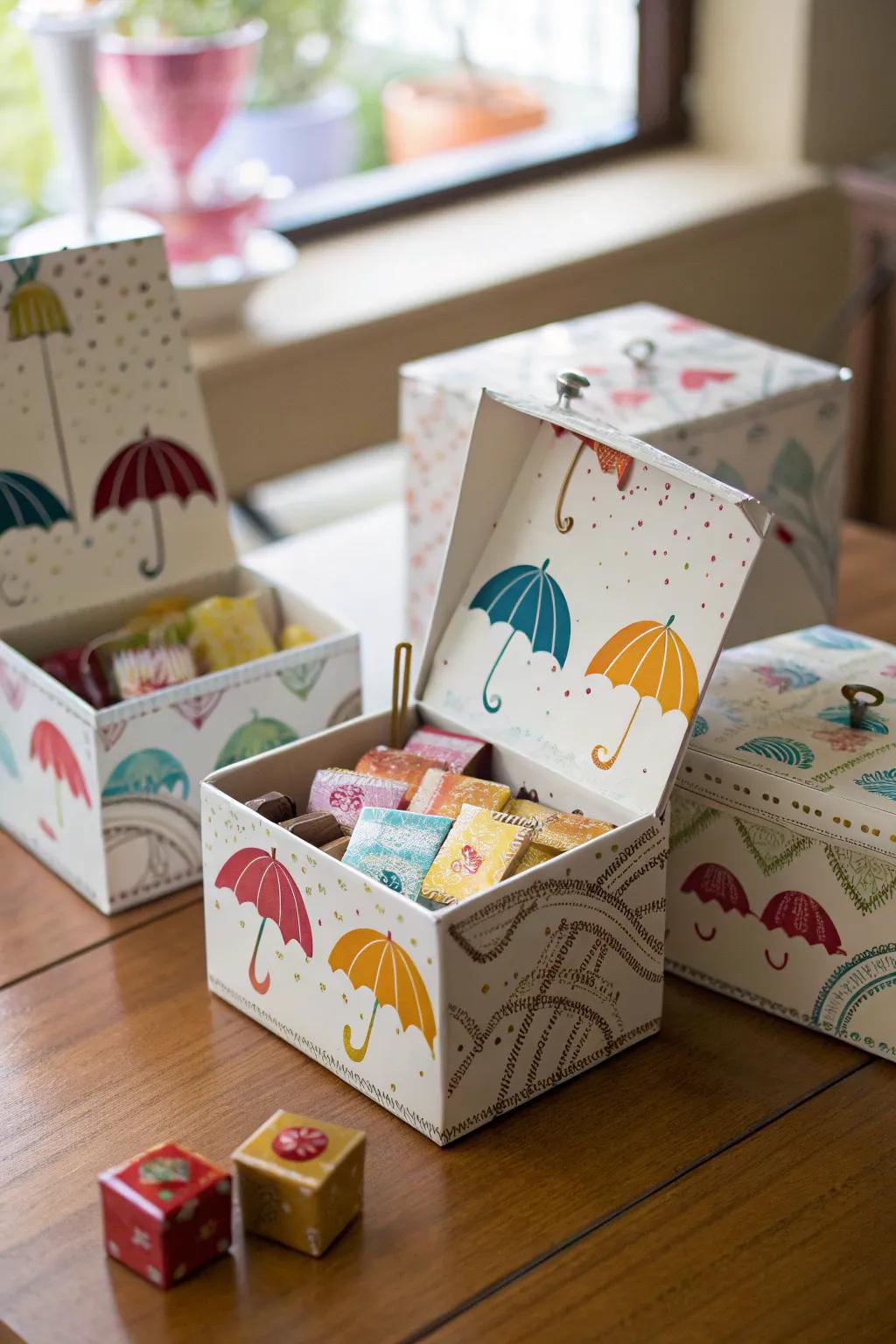 Keepsake boxes are a thoughtful goodbye gift.