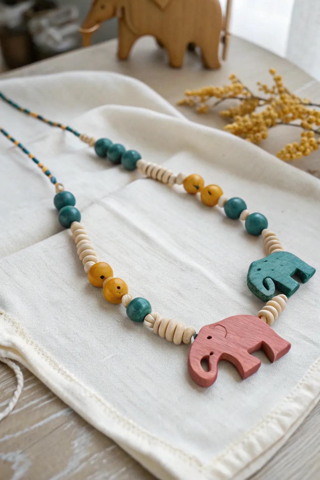 Embrace playful elegance with animal-shaped beads, where craftsmanship meets whimsy.