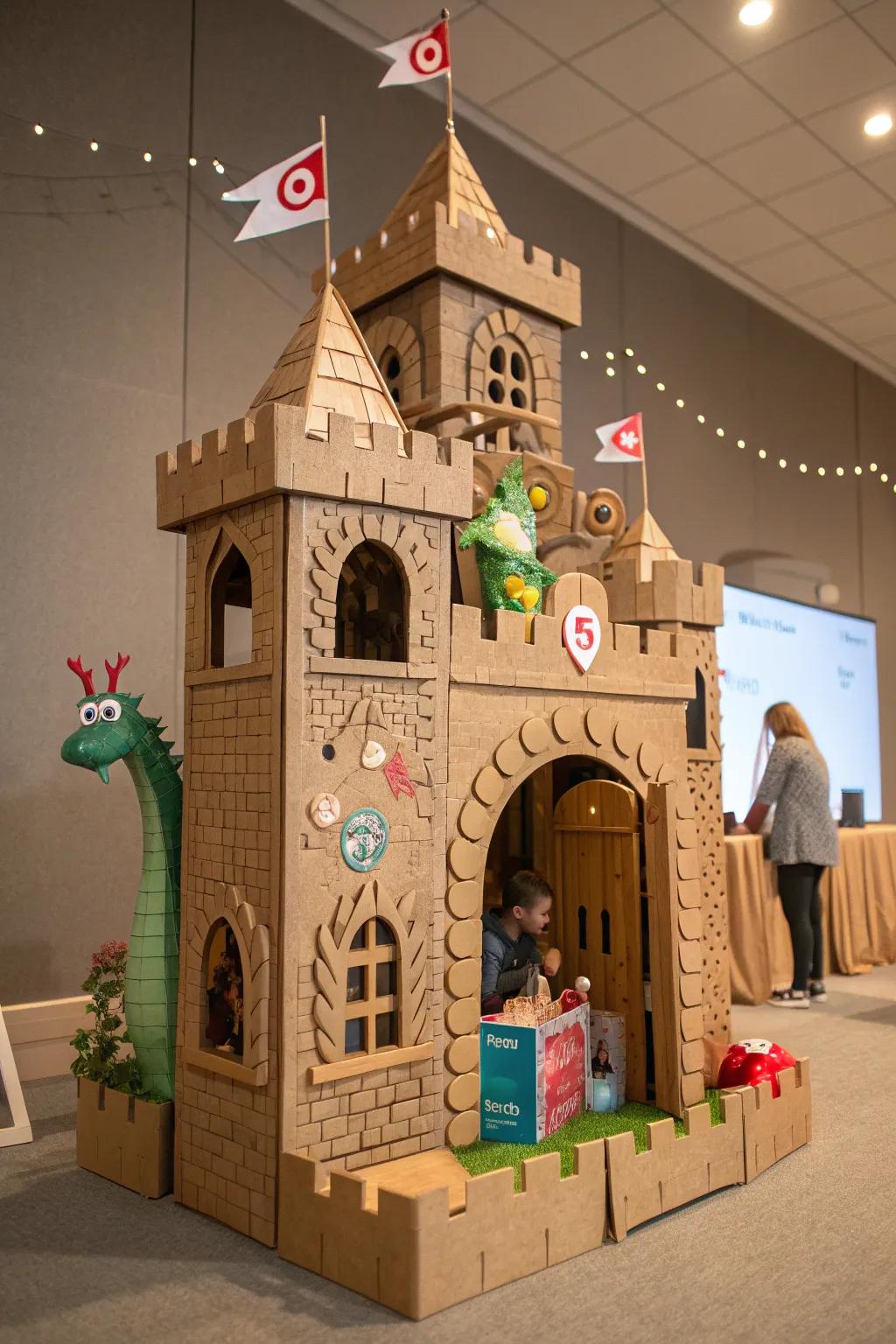 Unleash your creativity with pop-out surprises in your box castle designs!