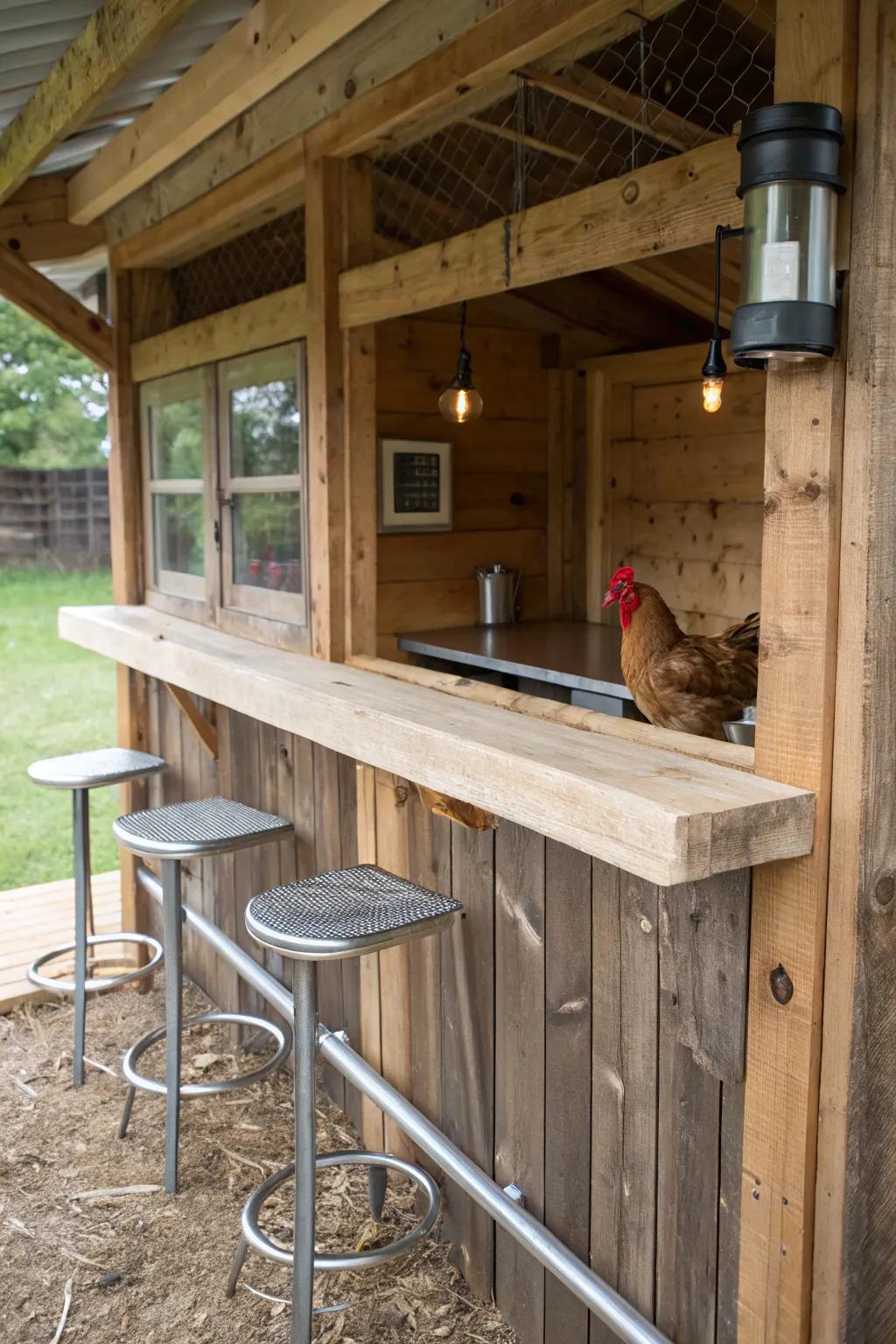 Elevate your coop style with these unique roosting bars!