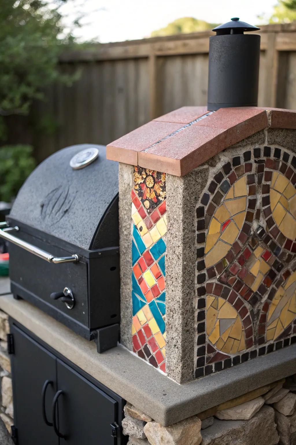 Elevate your backyard BBQ with a cinder block smoker that’s as stylish as it is functional. #OutdoorLiving #DIYDesign