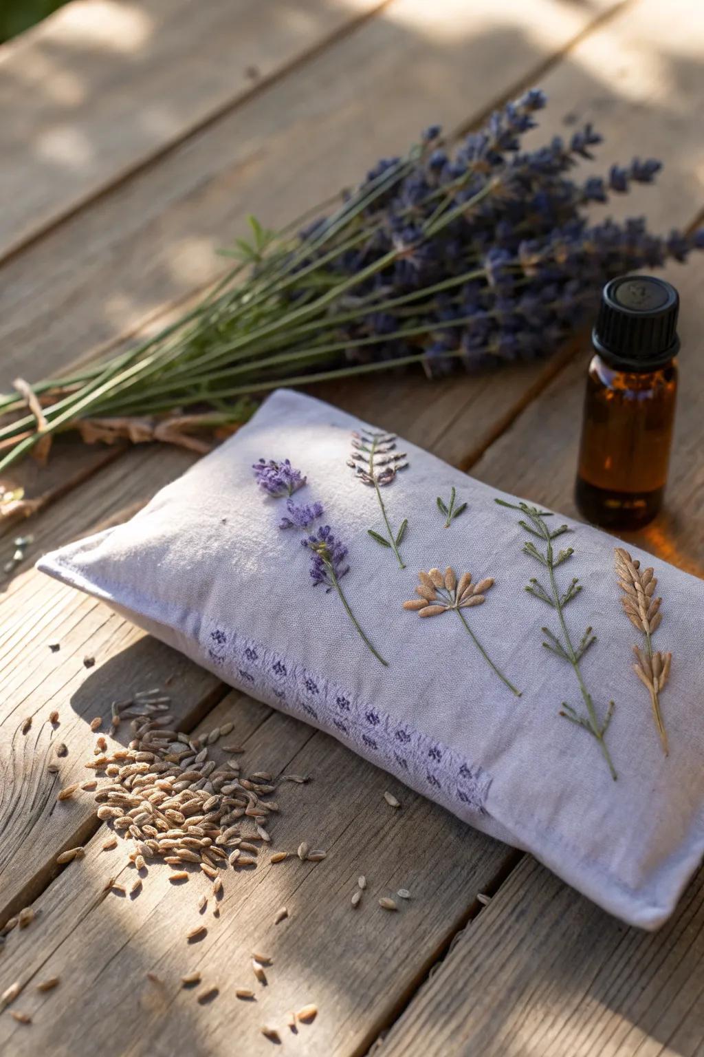 Relax and rejuvenate with handcrafted aromatherapy eye pillows, a perfect blend of simplicity and luxury.