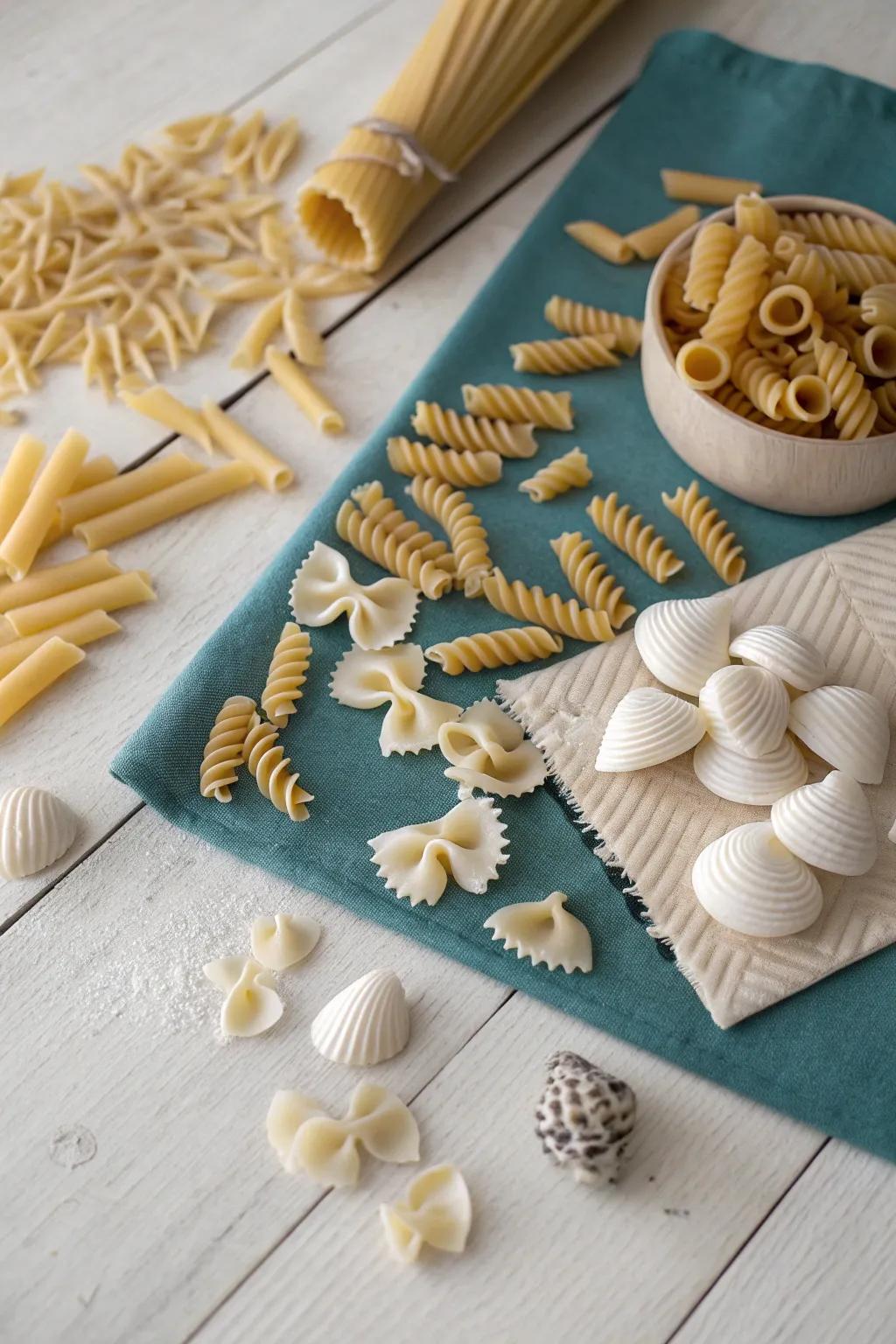 Unleash your little one's creativity with pasta collage art—where simplicity meets imagination!