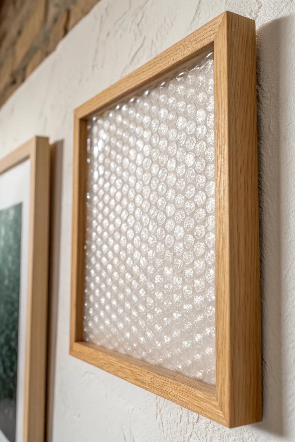 Pop into joy with minimalist style – Bubble wrap reimagined for sensory delight.