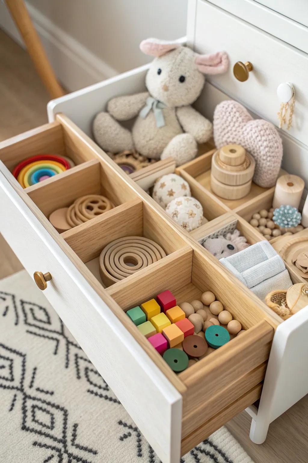 Transform toy chaos into organized bliss with stylish drawer dividers!