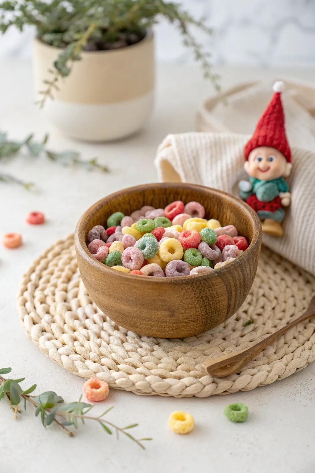 Start your day with a magical twist: an elf's breakfast surprise!