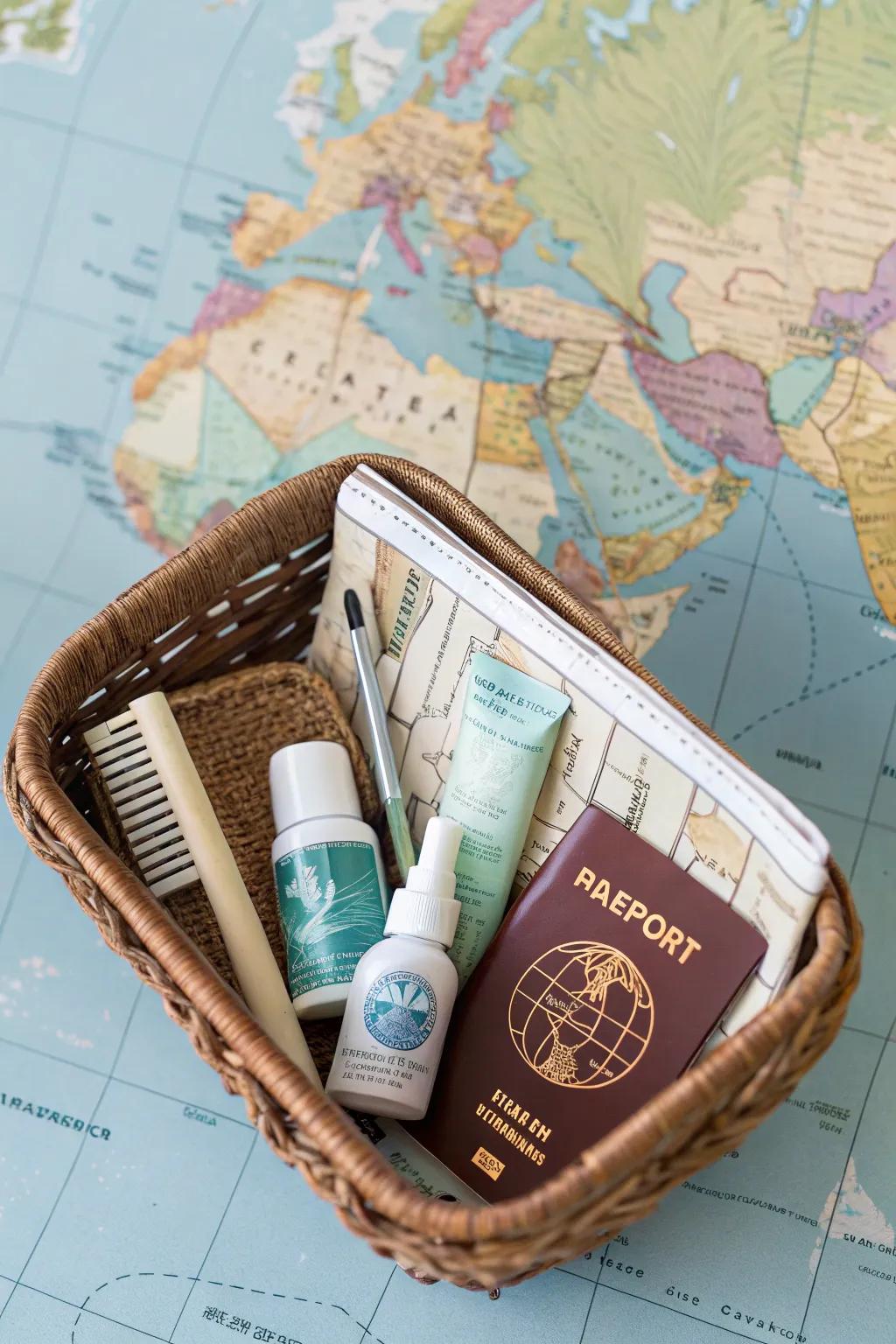 A gift for the host who dreams of exploring the world.