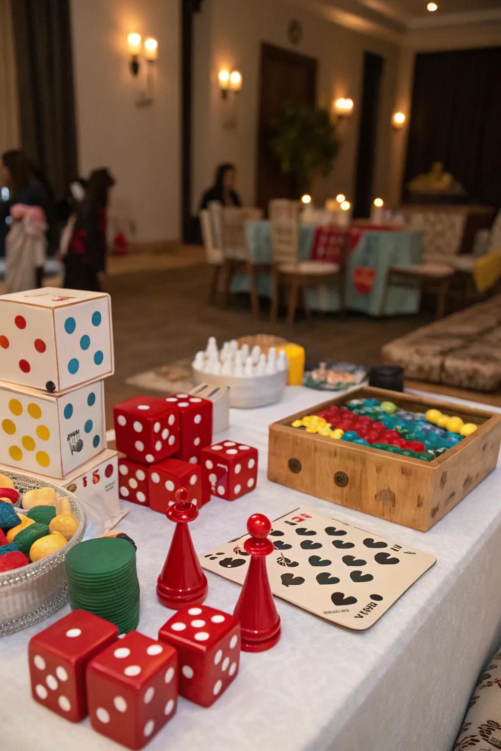 Thoughtful favors to thank guests for joining the fun.