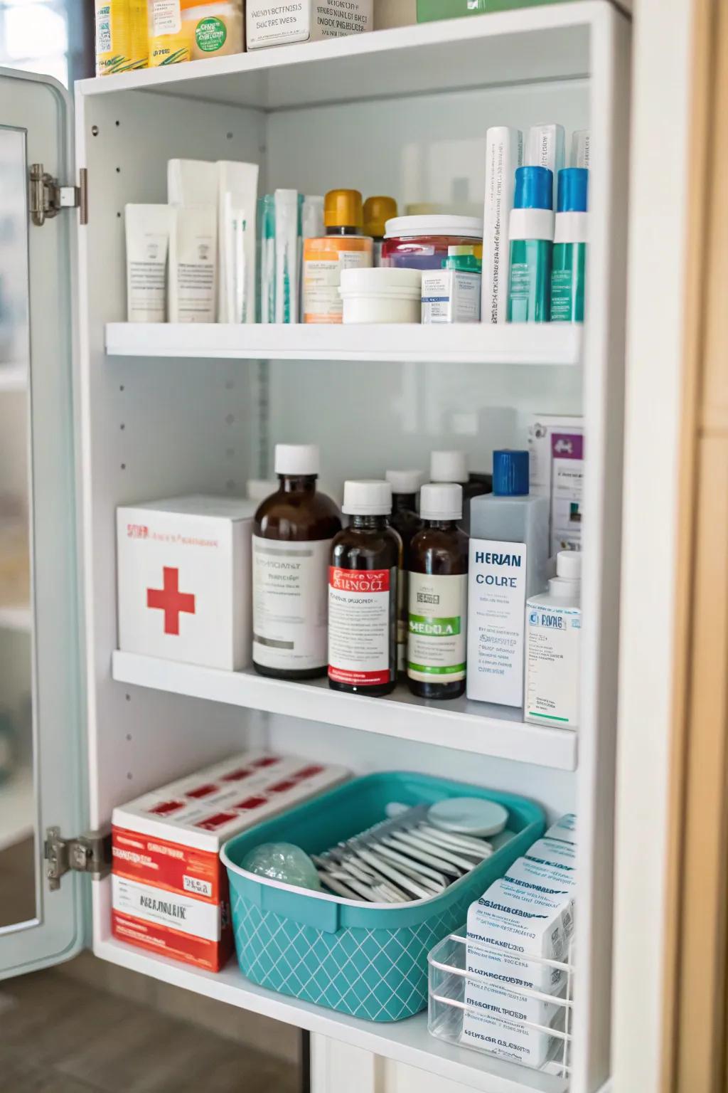 Seasonal rearrangement ensures your cabinet meets current needs.