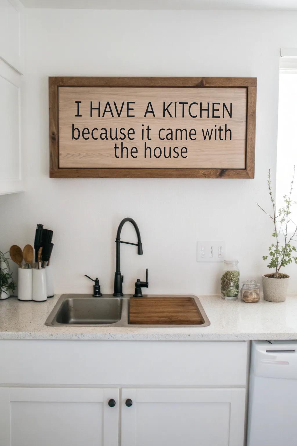 A funny nod to non-cooks everywhere.