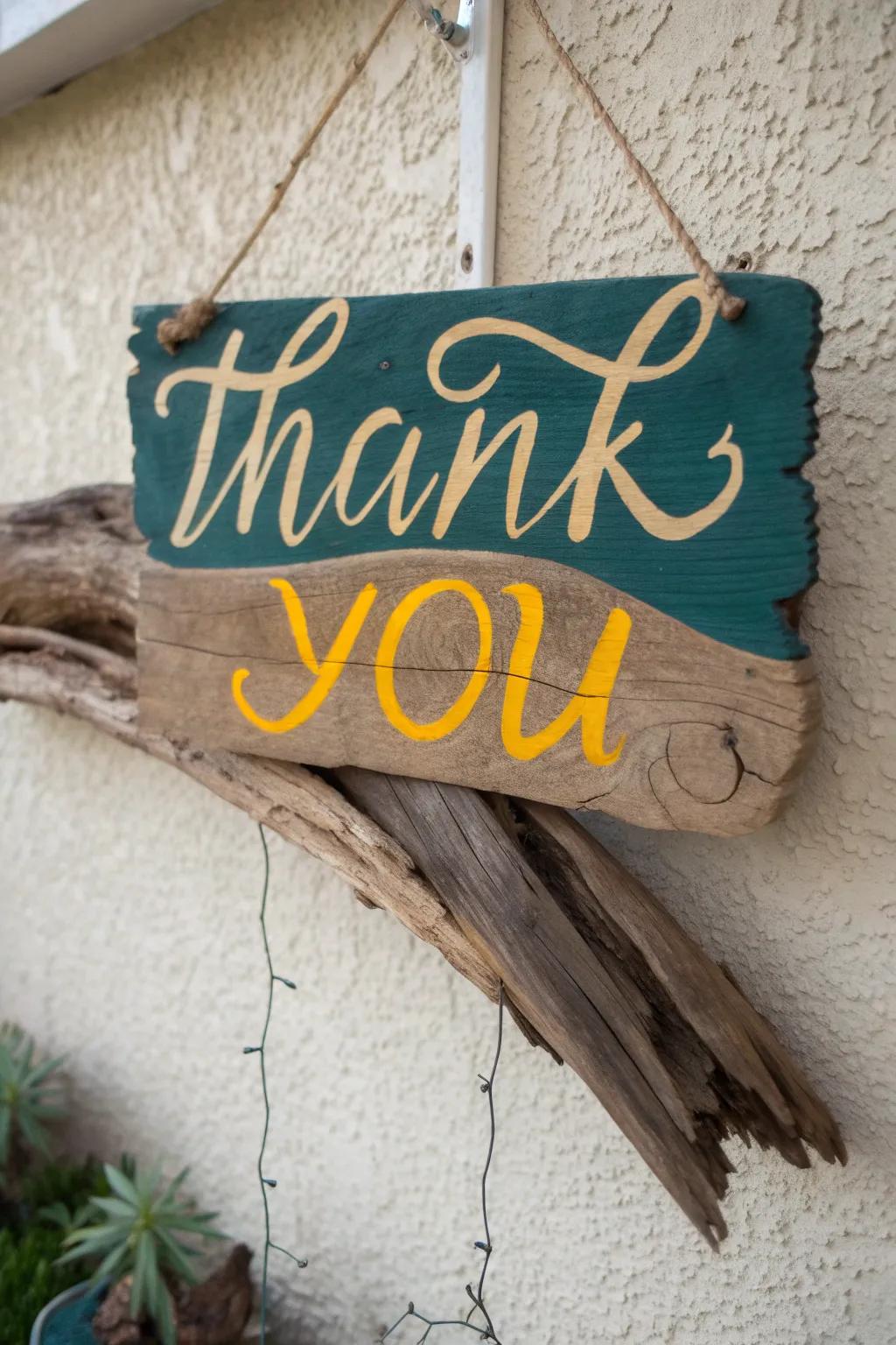 Transforming the old into stunning expressions of gratitude with eco-friendly flair.