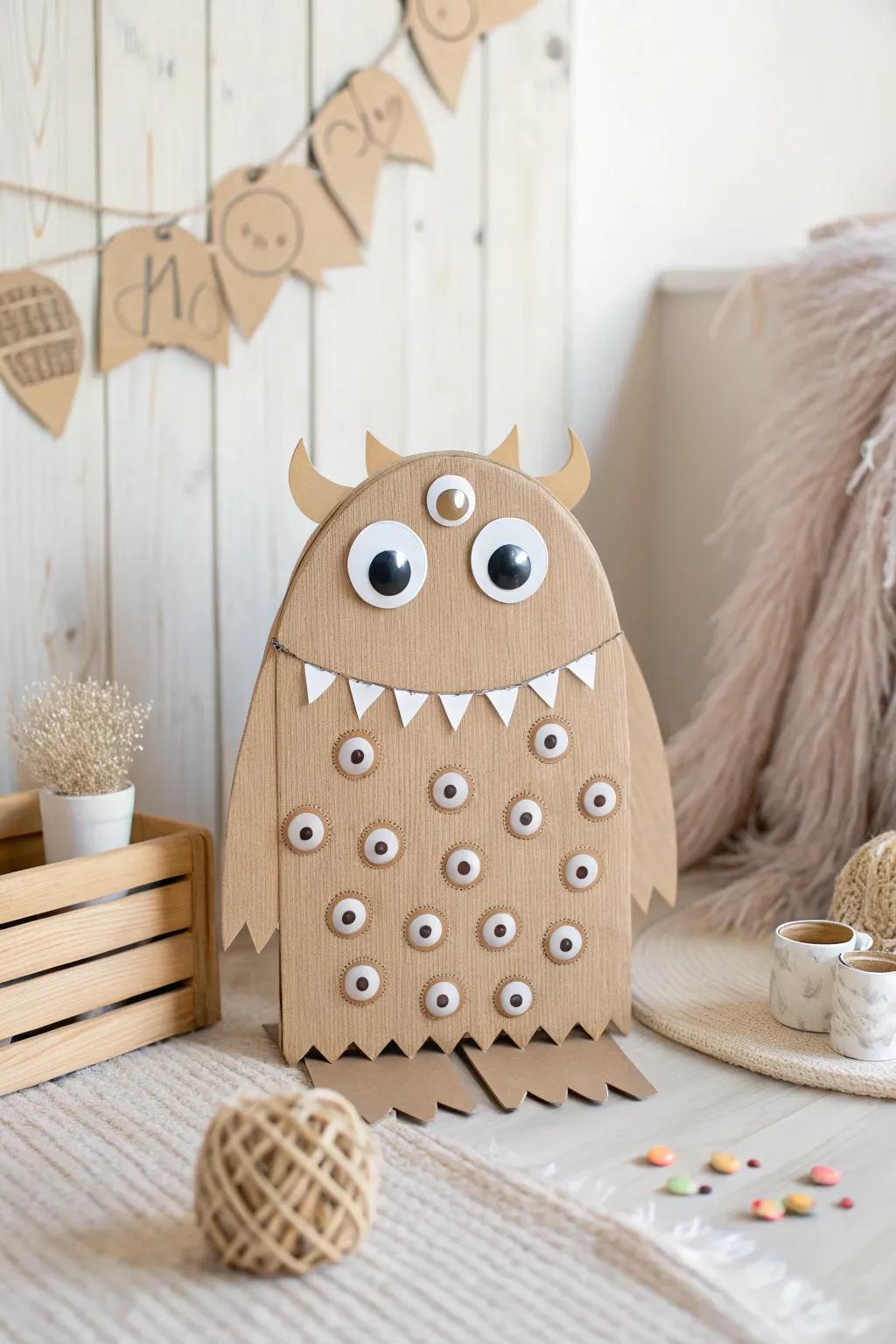 Embrace the giggles with this 100 Eyed Monster Craft – a quirky take on minimalist creativity!