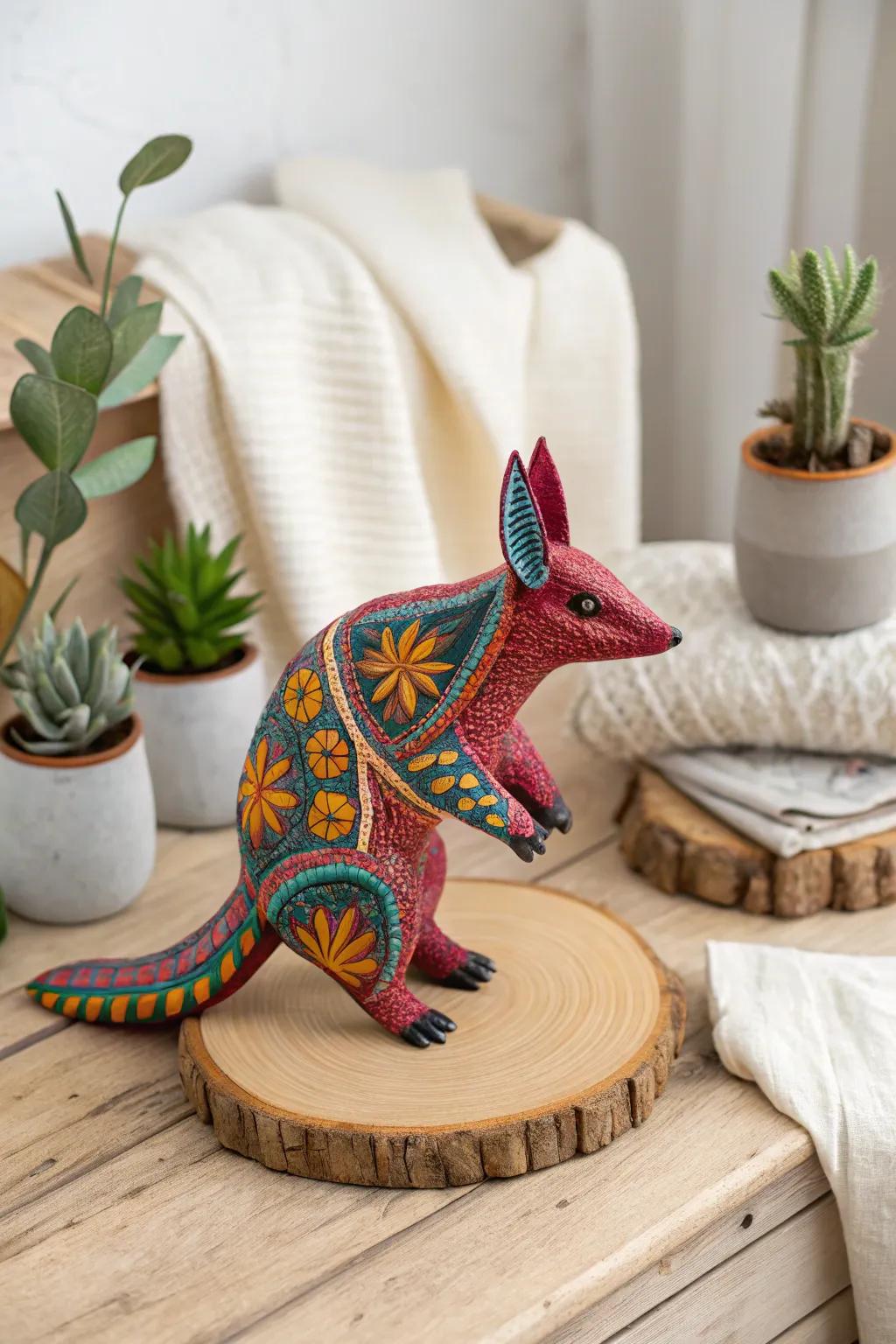 Unleash your creativity with vibrant DIY Alebrije sculptures. A touch of whimsy for your minimalist decor.