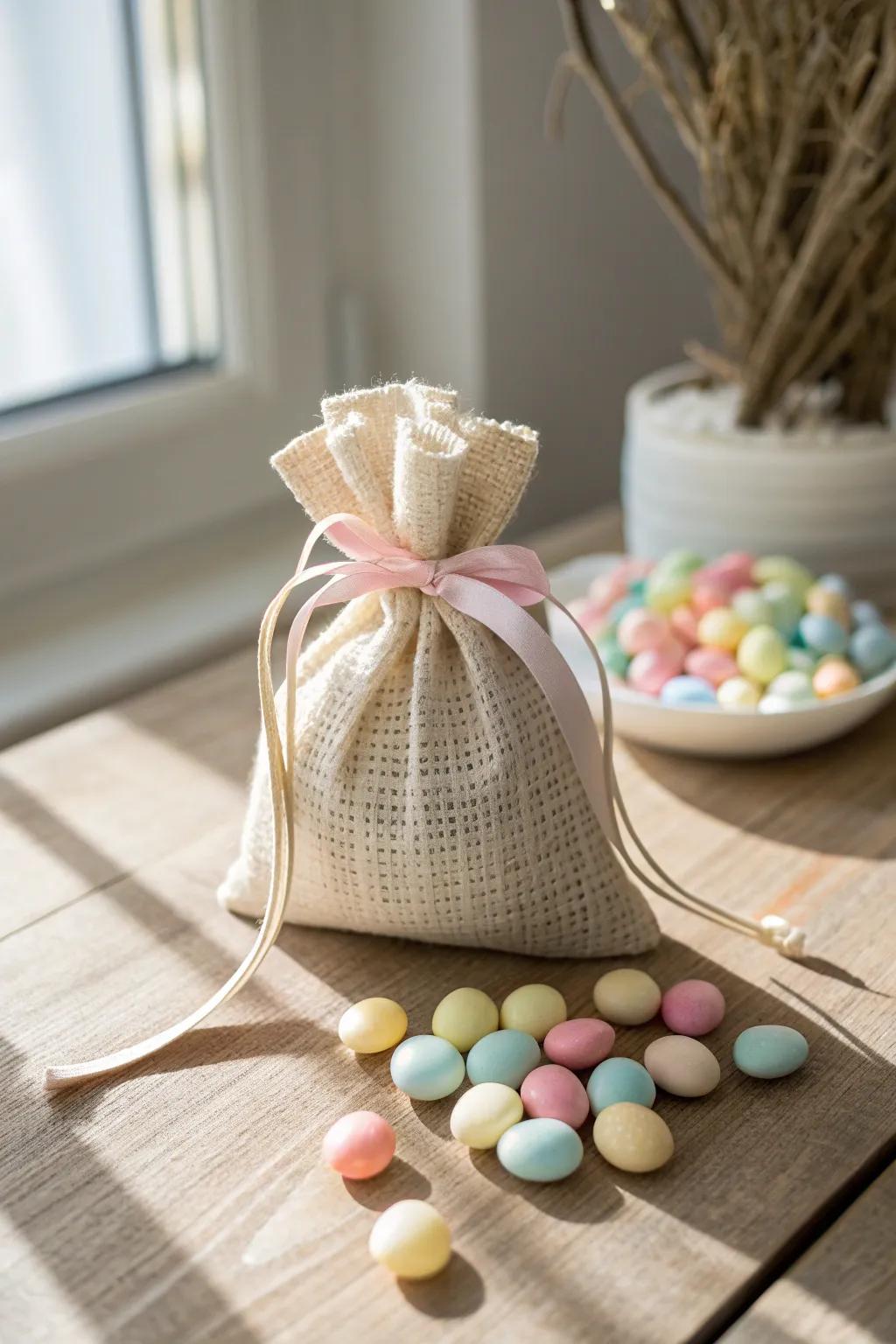 Bright Bags of Sweetness: A minimalist's delight with a colorful twist.