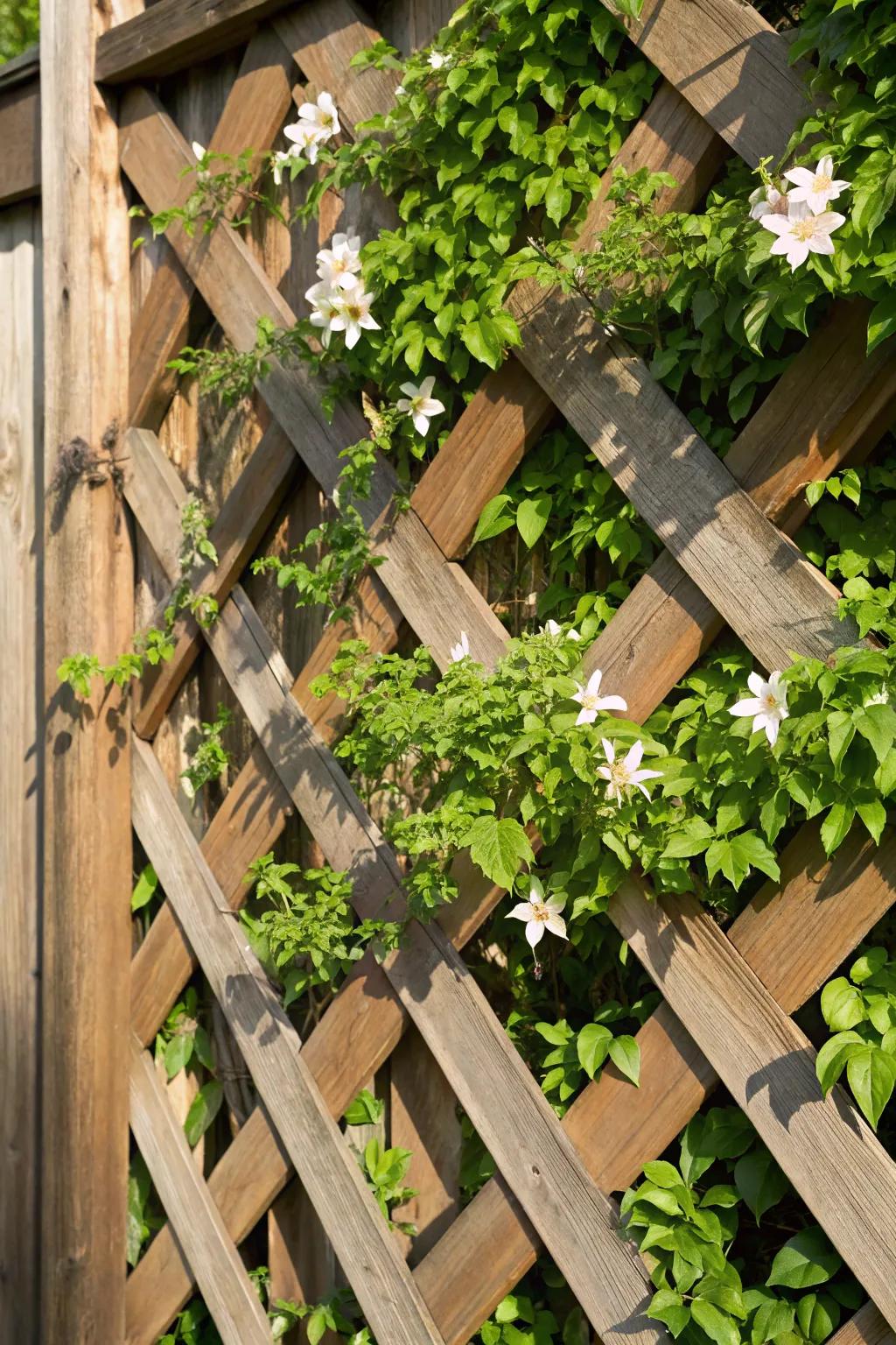 Transform your garden with a charming lattice fence—where craftsmanship meets nature's artistry.