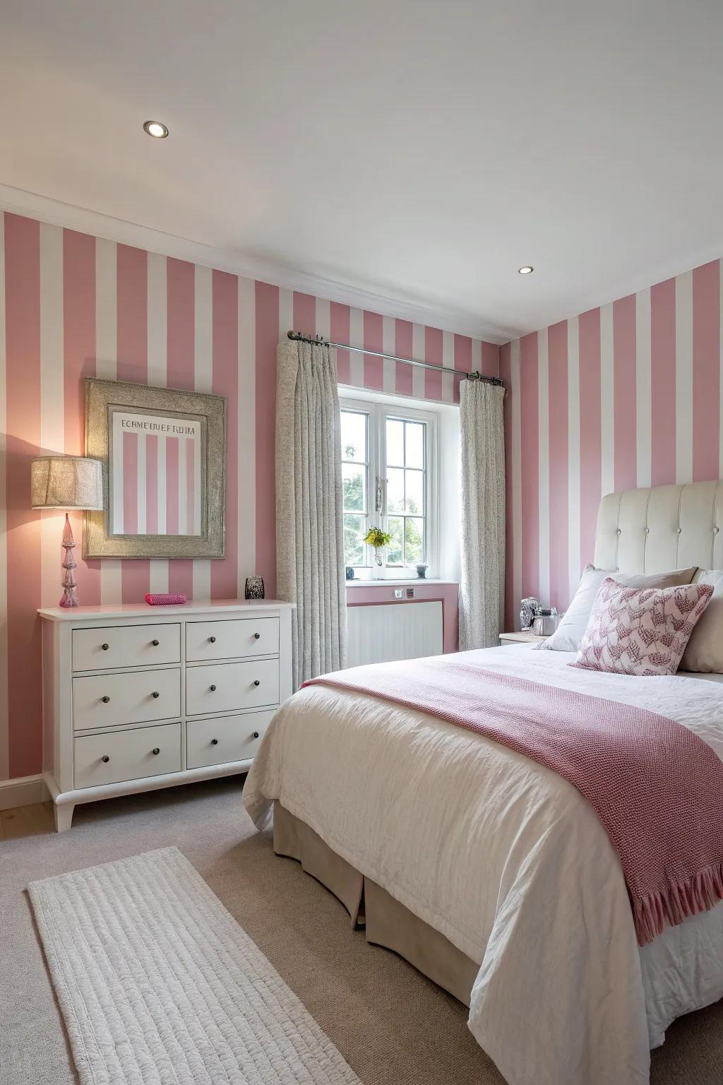 Elevate your space with playful stripes.