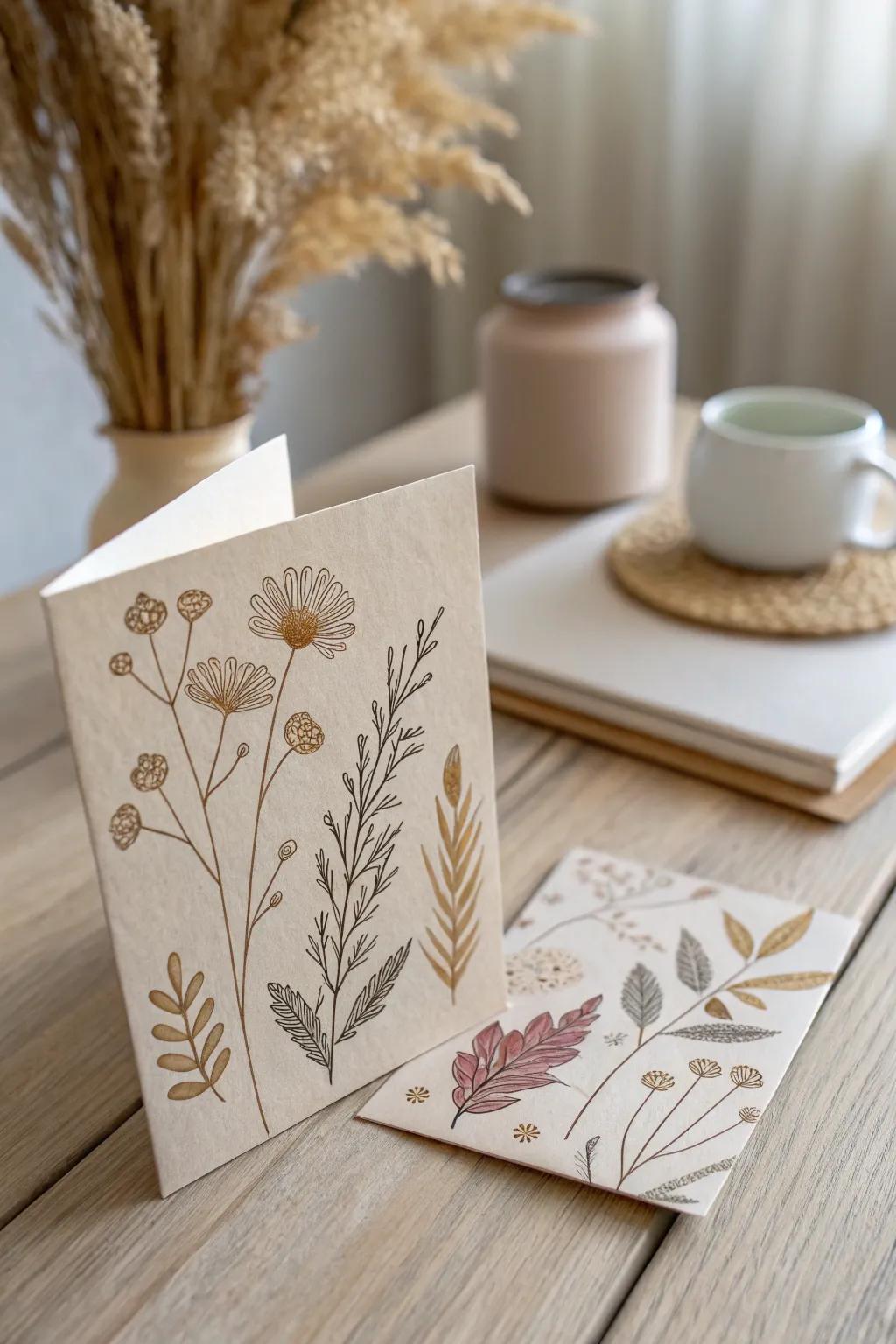 Celebrate the art of thoughtful communication with bespoke handmade notecards that speak from the heart.