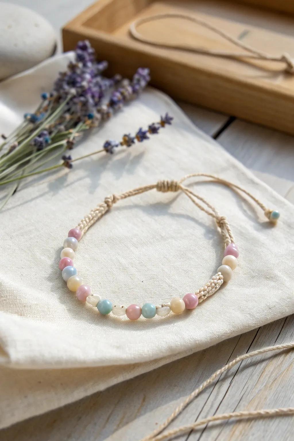 Crafting Memories: Beaded Friendship Bracelets for a Perfect Girls' Night In.