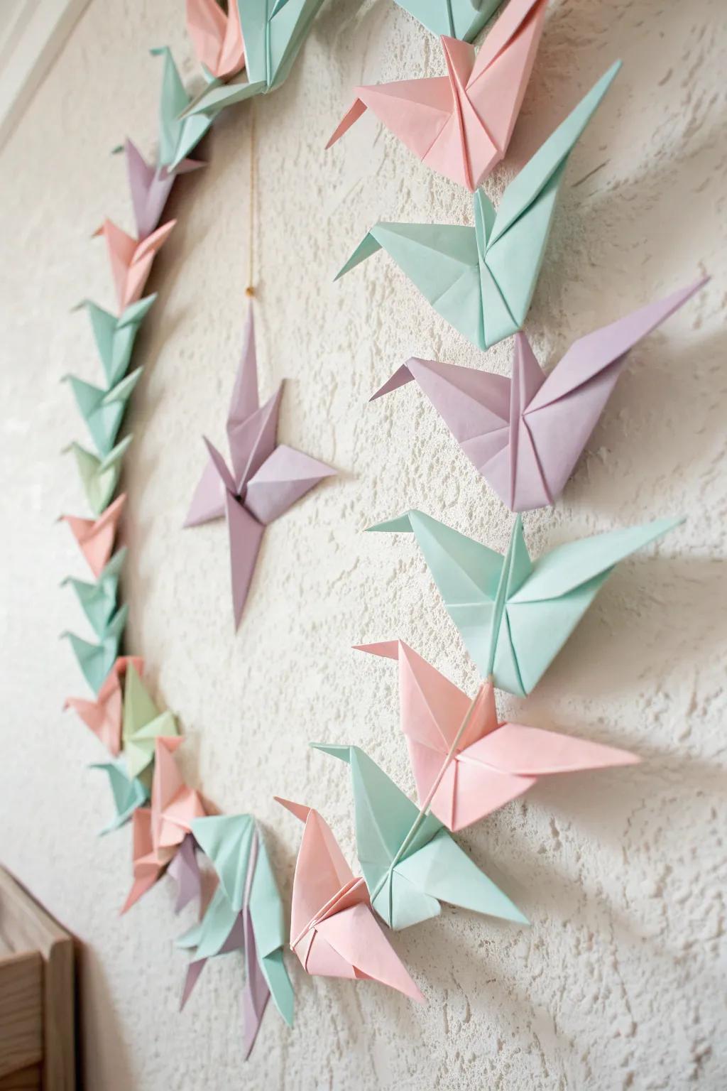 Transform your space with enchanting paper bird wall art, where minimalist design meets boho charm.