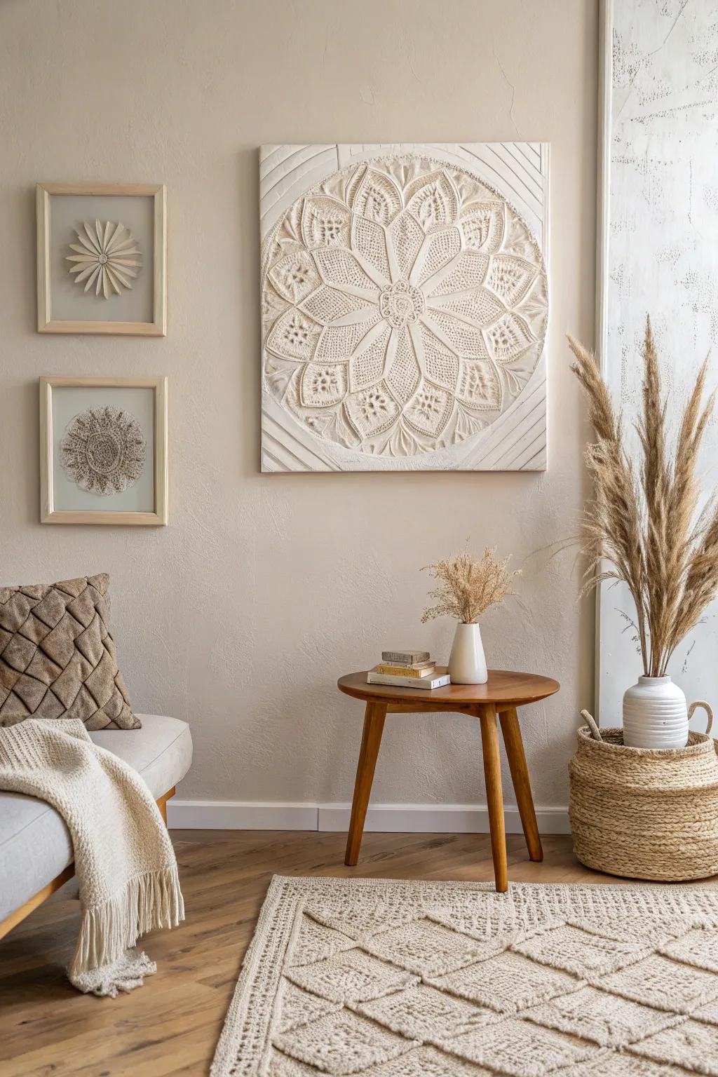 Elevate your space with the natural beauty of textured canvas art. Simple, elegant, and irresistibly touchable.