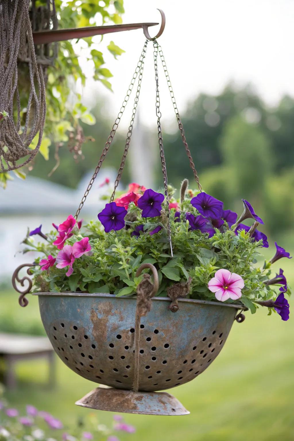 Transform old treasures into blooming beauties with a touch of creativity!
