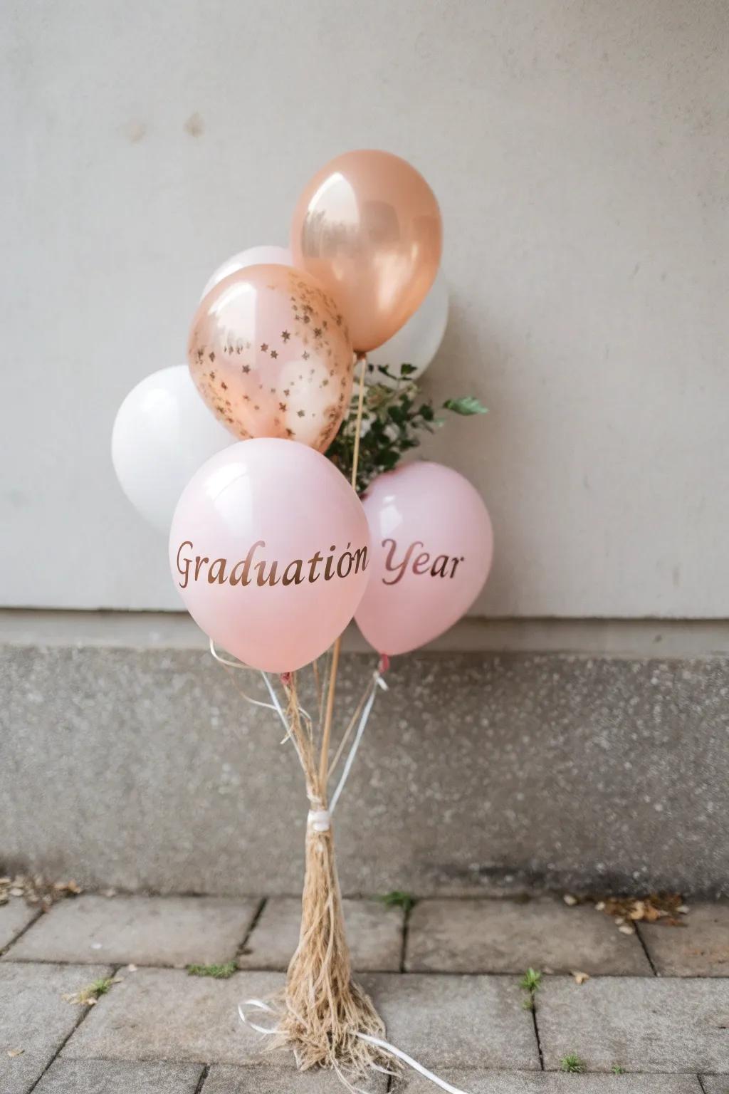 Celebrate with style: personalized balloon bouquets that shimmer with memories.