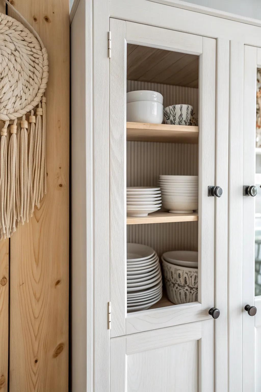 Transform your kitchen with the timeless elegance of white cabinets. Embrace simplicity and serenity. #ScandinavianStyle #MinimalistKitchen
