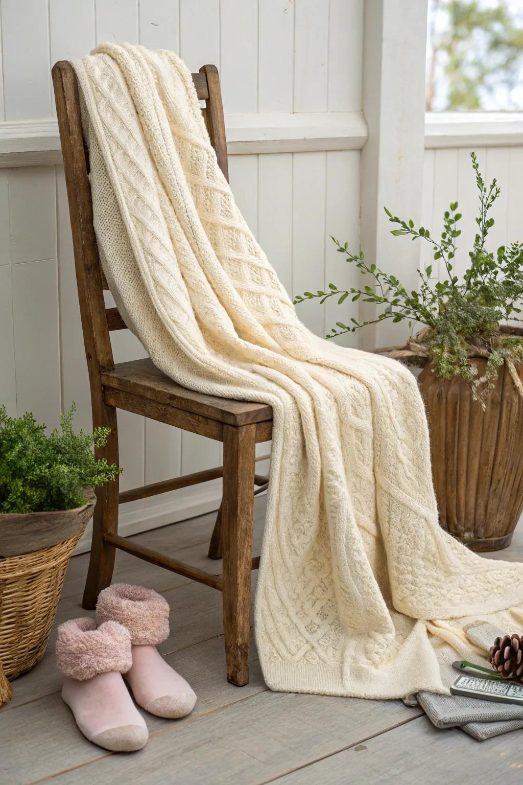 Wrap them in warmth with a cozy blanket and fuzzy socks – the perfect touch of comfort and care.