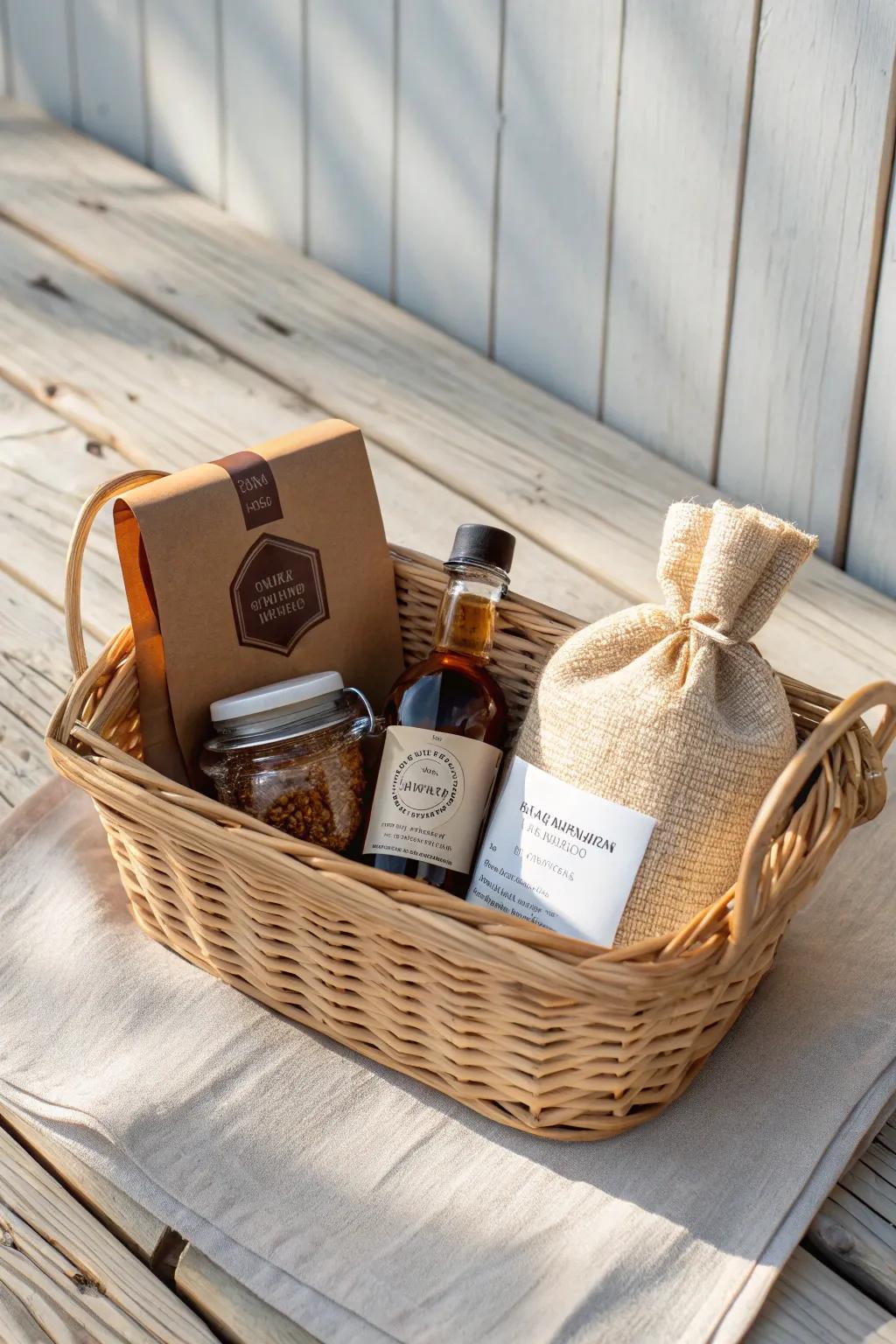 Start the morning with a touch of elegance and warmth—discover the perfect breakfast delight gift basket.