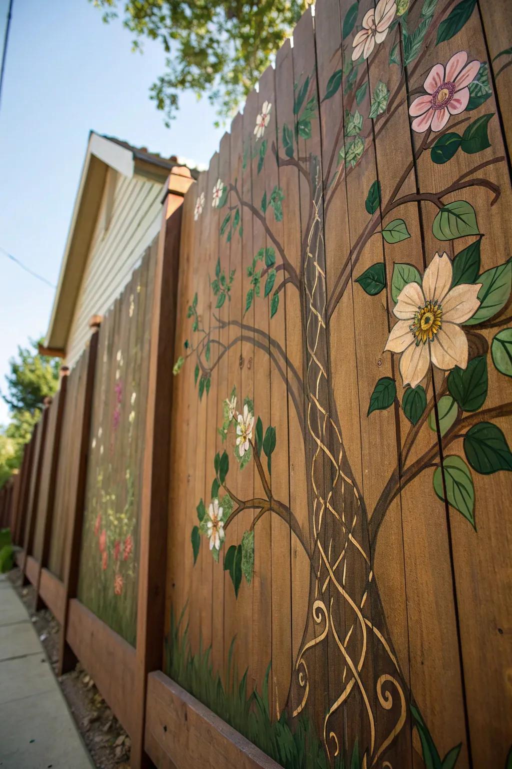 Bring your fence to life with nature-inspired artistry.