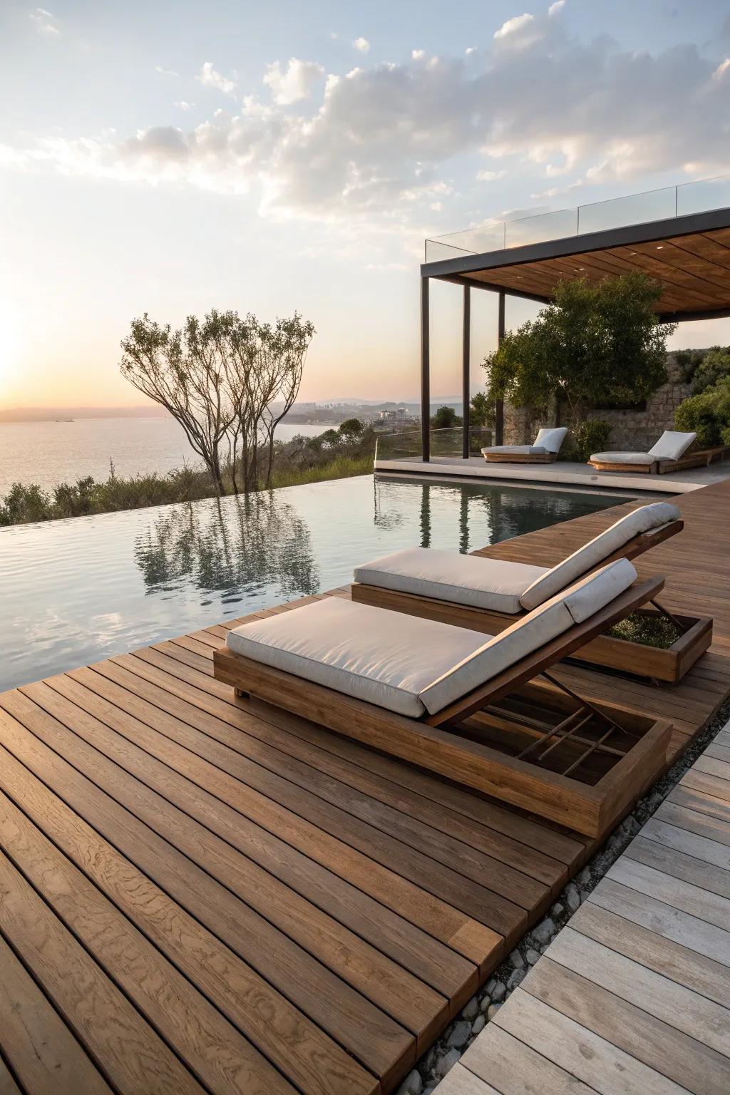 Elevate your poolside experience with a touch of craftsmanship and style.