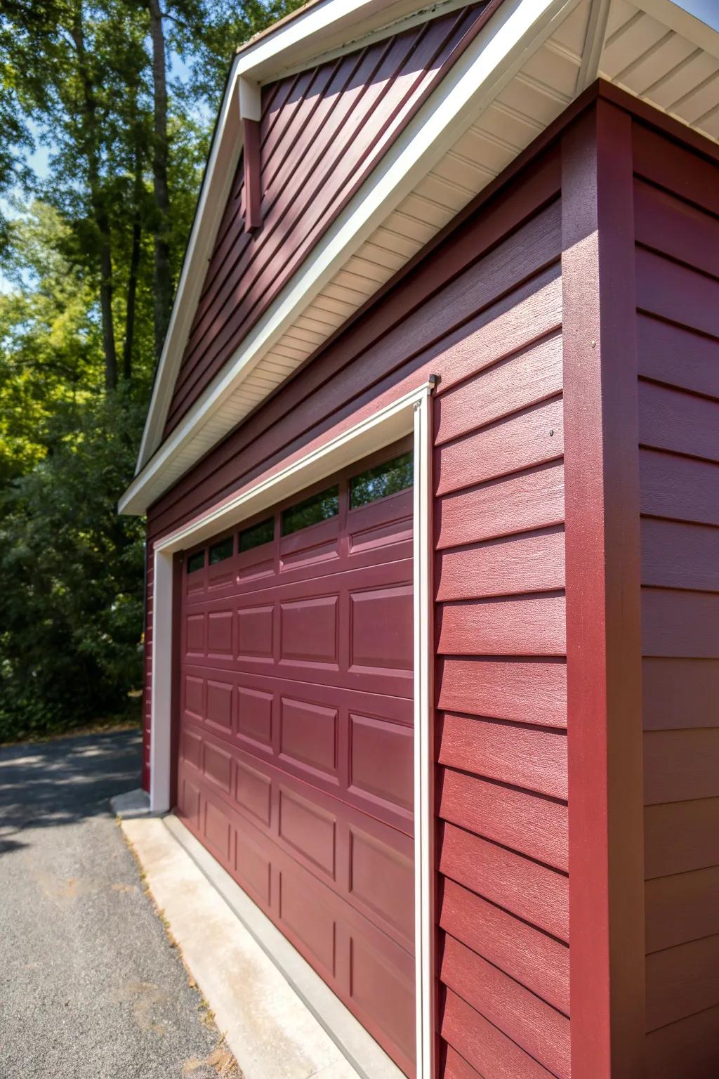 Transform your garage with vibrant vinyl siding—where affordability meets style.