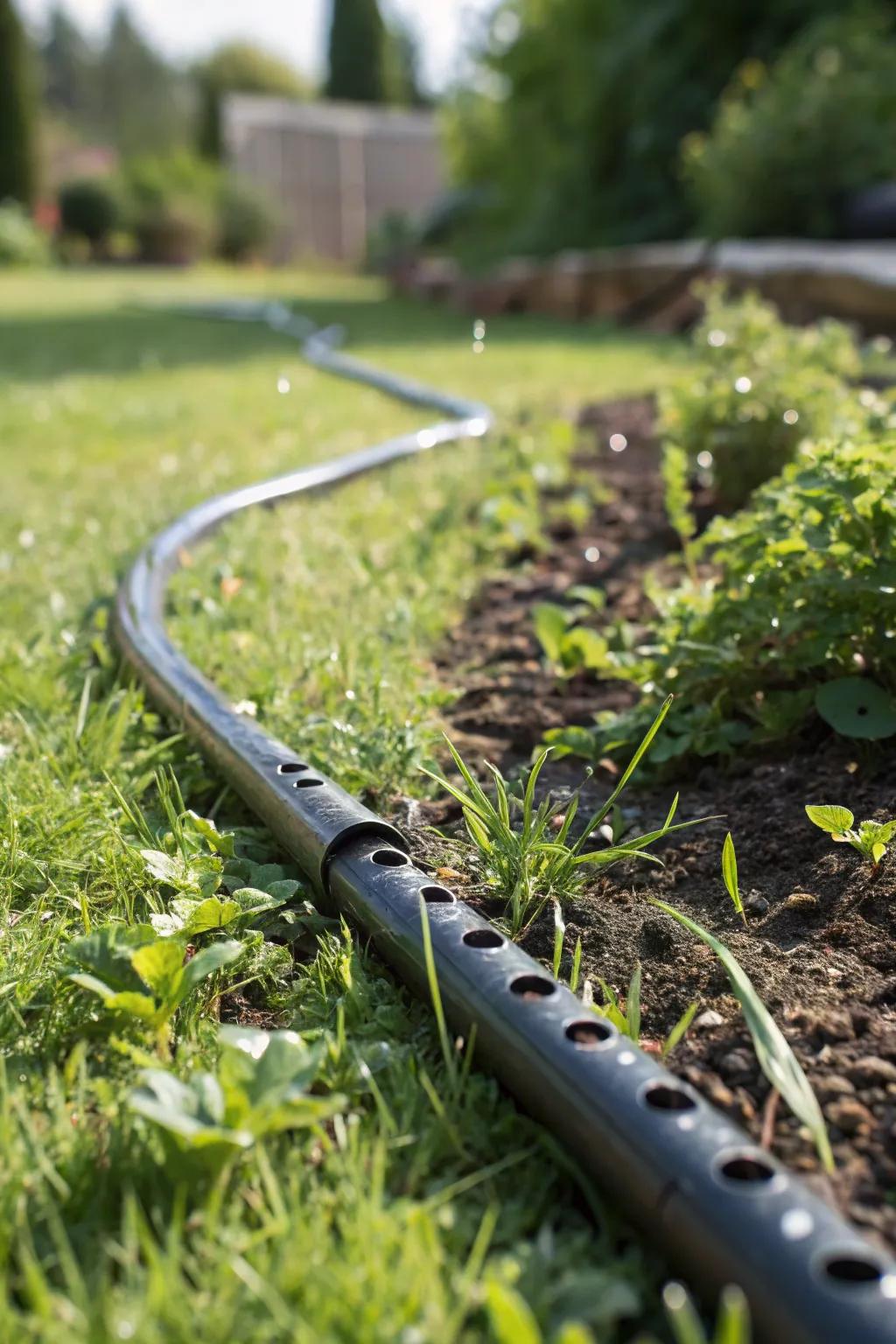 Effortless Elegance: Transform your garden with a DIY drip irrigation system.