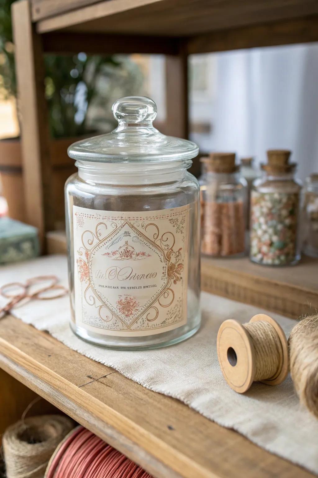 Add a touch of vintage charm to your sewing room with these beautifully crafted labels.
